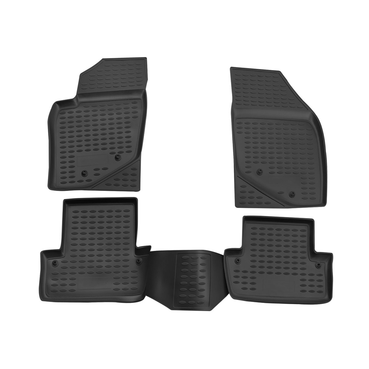 Volvo S60 Floor Mats - Omac - Rubber TPE - Black - '01-'09 Volvo S60 Floor Mats - Omac - Rubber TPE - Black - '01-'09